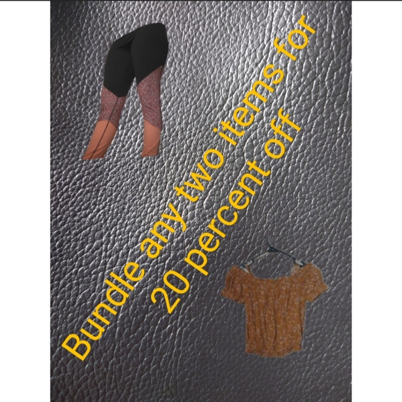 no brand Tops - But any two items get 20 percent off